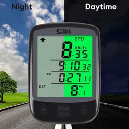 Bicycle Speedometer Waterproof Cycling Wired Speed Counter Code Table Digital MTB Bike Computers Cycling Riding Accessories 240301