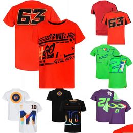 Motorcycle Apparel 2023 Moto Team Mens T-Shirt Downhill Jersey Off-Road Cycling Quick Drying T-Shirts Motocross Sportwear Racing Drop Otgka