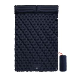 Gear Ultralight 2 Person Tent Iatable Cushion Pillow 2x1.2m Camping Sleeping Mat Quick Foot Press Iatable Mattress