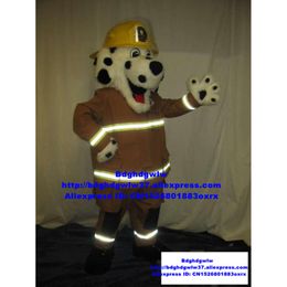 Mascot Costumes Fireman Fire Firefighter Dog Mascot Costume Adult Cartoon Character Outfit Shopping Mall Theatrical Performance Zx1533