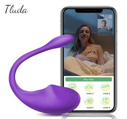 Bluetooths Female APP Dildo Vibrator For Women Vagina Ball Love Egg Wireless Vibrating Remote Control Panties Sex Toy for Womans 26696114