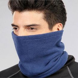 Fashion Unisex Women Men Winter Autumn Casual Thermal Fleece Scarfs Snood Neck Warmer Face Mask Beanie Hats319t