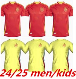 24-25 Spain Soccer Jerseys PEDRI LAMINE YAMAL RODRIGO PINO MERINO SERGIO M.ASENSIO FERRAN Men Kids and Women HERMOSO REDONDO CALDENTEY 23 24 Football Shirt 999