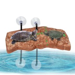 Decor Fish Tank Turtle Basking Platform Rectangular Floating Island Turtle Pier Aquarium Decor Brazilian Tortoise Climb Island tortuga