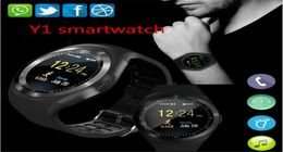 Bluetooth Y1 Smart Watch Reloj Relogio Android Smart Wristwatch Phone Call SIM TF Camera Sync Smart Bracelet For iOS Android Phone6220262