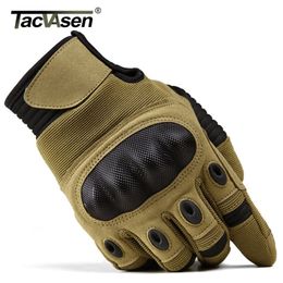TACVASEN Military Tactical Gloves Men Airsoft Army Combat Gloves Hard Knuckle Full Finger Motorcycle Hunt Gloves Touch Screen Y200285h