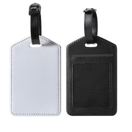 Heat Transfer Luggage Tag Party Favour Sublimation Blank Keychains Pendant Square Label Tags 10.3*7CM