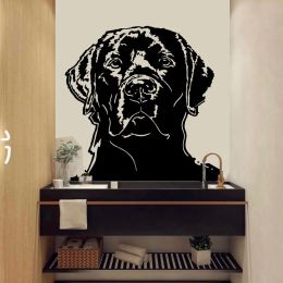 Stickers Labrador Dog wall decal Dog decor Dog kids wall art Decal Lover Animals wall decal Dog Wall Bathroom Decals Stickers Vinyl 2358