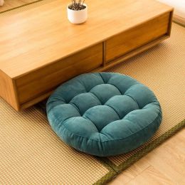 Cushion Inyahome Meditation Floor Round Pillow for Seating on Floor Solid Tufted Thick Pad Cushion For Yoga Balcony Chair Seat Cushions