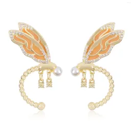 Stud Earrings Chicgrowth Dragonfly For Women Fashion Jewellery Ladies Girls Luxury Jewelry Zircon Gifts