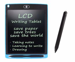 LCD Writing Drawing with Stylus Tablet 85quot Electronic Writing Tablet Digital Drawing Board Pad for Kids Office retail packag7253921