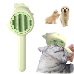 Grooming Cat Comb Hair Removal Pet Grooming BrushSelf Grooming Brush for Kitten Removes Tangles Loose Fur Cats Dogs Pet Massage Brushes