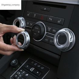 5 Pcs For Discovery 4 LR4 Range Rover Sport Chrome Volume and Air Conditioning Knobs Trim Car Accessory and Parts7234224