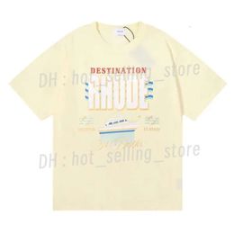 Fashion Rhude Shirt Designer Shorts Rhude Shorts Summer Beach Pants Short Sleeves Shirts Casual T Shirt Rhude Tees Pants Mesh Shorts Tops Tracksuit Pants 34