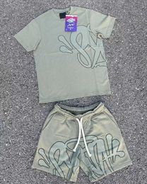 Magliette da maschi set maglietta designer stampata corta y2k synaworld tees blis bocce tsy tshirt e pantaloncini 344 344