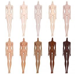 MENGF Joints Movable Doll Body Super Model Figure For FR Heads White Beige Brown Coffee 28cm Collection Toys 240304