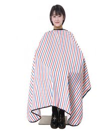 Red blue stripe barber cape Stylish Salon cutting cape barber Hairdressing cloth Waterproof antistatic Nonstick Soft4553430