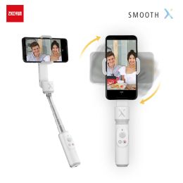 Heads ZHIYUN Official SMOOTH X Selfie Stick Smartphone Gimbal Phone for Smartphones Xiaomi Huawei iPhone Samsung Handheld Stabiliser