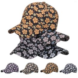 Ball Caps Baseball For Dad Fashion Women Men Sport Flowers Prints Breathable Beach Cap Hip Hop Hat Sun Hard Back Pack