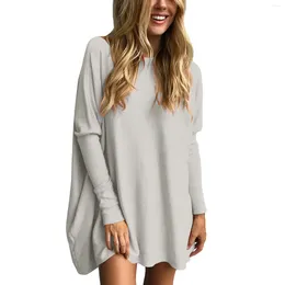 Women's T Shirts For Women Plus Size Tunic Tops To Wear With Leggings Long Sleeve Sweaters T-shirts Tees Loose Top Y2k