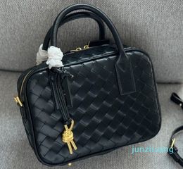 Designer - Spring new women's Totes handbag Crossbody briefcase Square braided camera