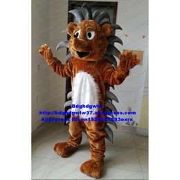 Mascot Costumes Brown Hedgehog Hedgepig Porcupine Ilspile Ericius Hystrix Hodgsoni Mascot Costume Adult Cartoon Figure Thanks Will Zx2967