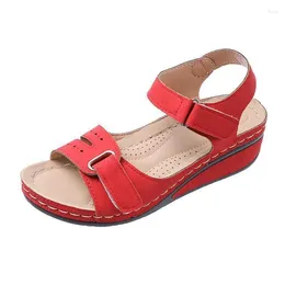 Sandals Shoes For Women Summer Soft Ladies Comfortable Flat Open Toe Beach Footwear Fashion Slippers 35-43