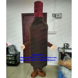 Costumi mascotte Bottiglia di vino marrone Garrafa Bottiglia di vino Vaso Costume mascotte Personaggio dei cartoni animati per adulti Benvenuti Nuovi arrivati Grand Bodog Casino Zx1232