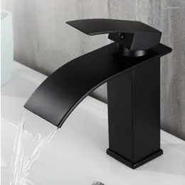 Bathroom Sink Faucets Black Basin Faucet Cold Water Mixer Taps Wash Countertop Installation House Decoration Hardware Accessories