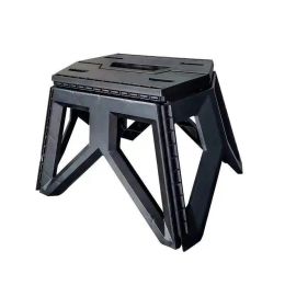 Furnishings Japanesestyle Portable Outdoor Folding Stool Camping Fishing Chair High Loadbearing Reinforced Pp Plastic Triangle Stool