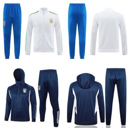 2024 2025 Italian Soccer Tracksuit man kit football jacket 24 25 Italy half training suit jogging Survetement