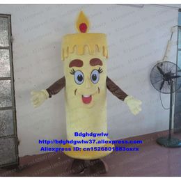 Mascot Costumes Wax Candle Bougie Glim RIGHTHAND Mascot Costume Adult Cartoon Character Outfit Suit Planning and Promotion Athletics Meet Zx463