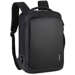Litthing Laptop Backpack Mens Male Backpack Business Notebook Mochila Waterproof Back Pack USB Charging Bags Travel Bagpack 201114250r
