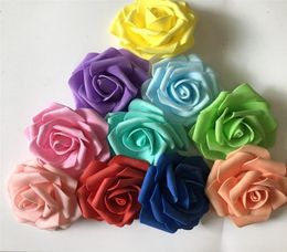 8CM Artificial Rose Flowers Heads 100pcslot PE Foam Home Wedding Decor Flower Scrapbooking DIY Supplies8447597