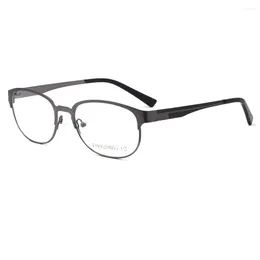 Sunglasses Frames 410JG28055-C2 Eyeglasses High Quality Frame Fashion Women Men Grey Colour Lightweight Metal Optical Glasses Prescription