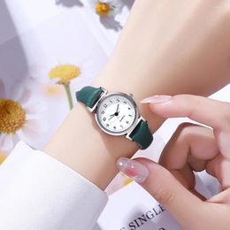 Wristwatches Small Dial Casual Watch Ladies Fashion Hight Quality Brand Quartz Leather Strap For Women Relojes Para Mujer