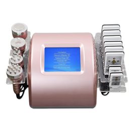 High quality 6 in 1 cavitation lipolaser slimming machine 40K Ultrasound device RF fat removal fat burning body shaping lose-weight beauty salon equipment