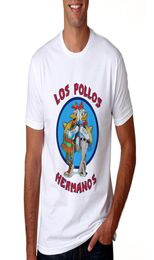 Men039s Fashion Breaking Bad Shirt 2018 LOS POLLOS Hermanos T Shirt Chicken Brothers Short Sleeve Tee Hipster Tops Mal6369819