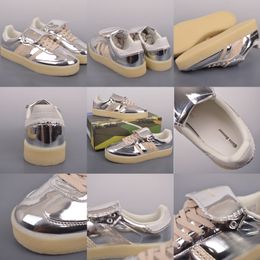 2024 popular silver thick bottom wales bonner sneakers designer men and women casual shoes young people trend fashion light luxury tiktok platform shoes