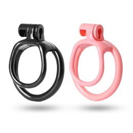 Mamba Open Double Ring Chastity Device Male Lightweight Cage Lock Restraint Training Belt Adult Sex Toys for Men