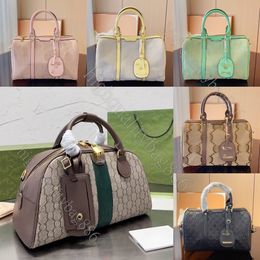 Hot Luxury designer bag women Handbag fashion Boston bag Removable shoulder strap Zipper opening and closing Canvas leather Shoulder bag Crossbody bag