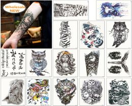 Newest 1600 Styles Half Sleeve Tattoo Sticker Arm Temporary Tattoos Waterproof Sticker Accept Customized Tattoo Mixed Randomly Se6903845