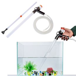 Tools Fish Tank Water Changer Aquarium Faeces Suction Device Sand Washer Manual Syphon Change Water Decontamination Algae Cleaning Tool