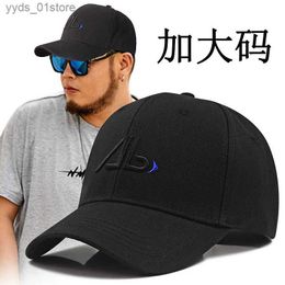 Ball Caps 61-68cm Big Head Man Plus Size Baseball Cs Male Hiphop Snback Hat Adult Cotton Sun C L240314