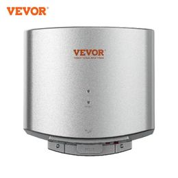 VEVOR Heavy Duty Commercial Hand Dryer 1400W Automatic High Speed Warm Wind Blower BuiltIn Philtre Sponge for Industry Home 240228