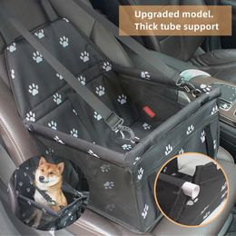 Pet Car Seat Bag Waterproof Basket Folding Hammock High quality s Bag For Cat Dogs Safety Travelling Mesh Bags 240309