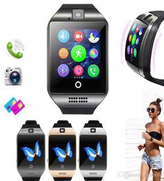 Smart Watch With Camera Q18 Bluetooth Smartwatch support SIM TF Card Fitness Activity Tracker Sport Watch For Android1660362