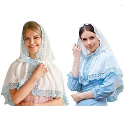 Scarves Victorian Lace Shawl For Women Short Cape Hooded Accessories Summer