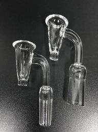 selling Sharp Bottom thickness Quartz Banger Domeless Quartz Nail with 10mm14mm18mm clear joint for water bongs dab rig8906048