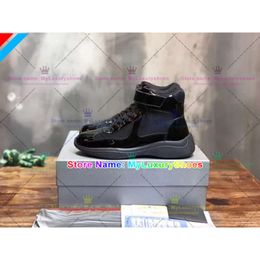 America Cup Sneakers Designer High-Top Sneakers Fashion Men Women Casual Sports Shoes Luxury Net Cloth Leather Rubber Outdoors Sneakers Size 35-47 821